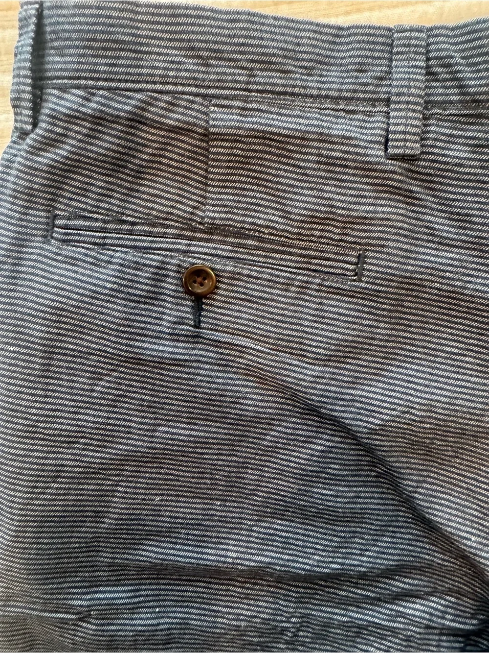Men's J Crew Club Striped Navy Shorts